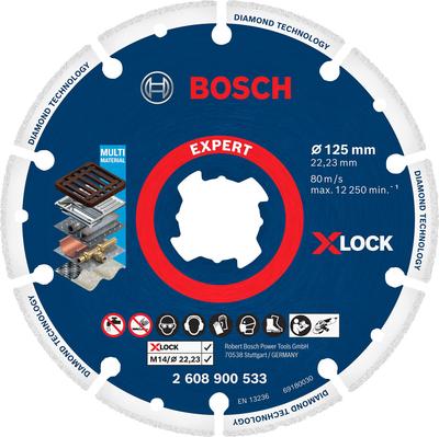 BOSCH Diamond Metal Wheel 2608900533 X-LOCK (125mm)