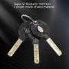 Fold-Up Secure Locking & Anti-Scratch Bike Lock Hardened Steel Folding Bike Lock