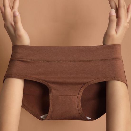 Majtki damskie Średni stan Jednolity kolor Bawełna Podniesione pośladki Dobra oddychalność Elastyczne Szybkoschnące Sportowe codzienne majtki Majtki damskie