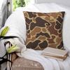 Duck Camo Square Pillowcase Pillow Cover Polyester Cushion Decor Comfort Throw Pillow for Home Car
