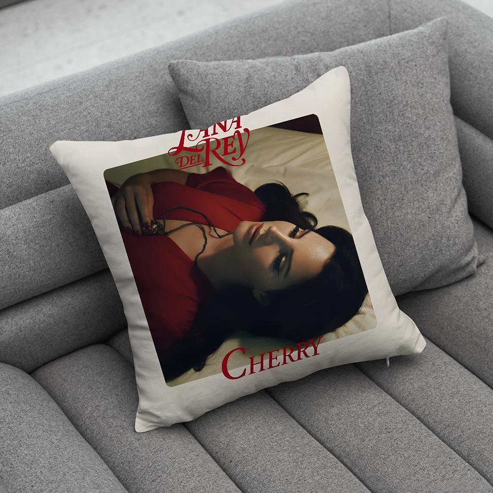 Singer LLana Del Rey Pillow Case Soft Cushion Cases for Farmhouse Sofa Decor Home Decorations and Protector