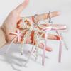 New Korean Cute Sweet Pearl Bow Keychain Heart Pendant Keyring Y2K Ins Aesthetic Holder for Girl Bag Pendant Accessories 2025