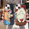 B-8 Spirited Away Black Case for Samsung S24 S23 S22 S21 S20 FE S10 Lite Ultra S7 S8 S9 Plus A05S A11 A12 A13 A15 A22 A24 A25 A32 A52 A71 5G