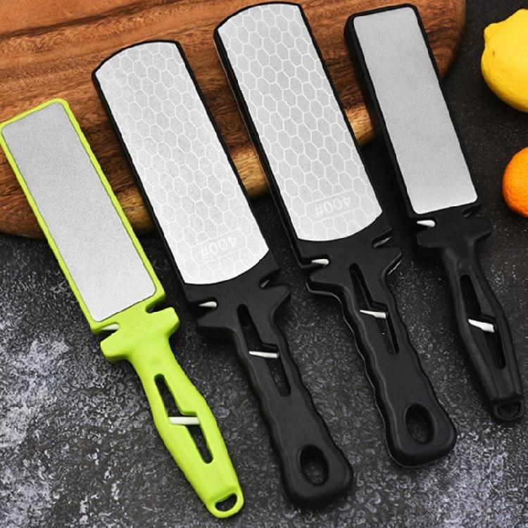Double Sided Knife Sharpener Kitchen Diamond Grits Sharpener Easily Use