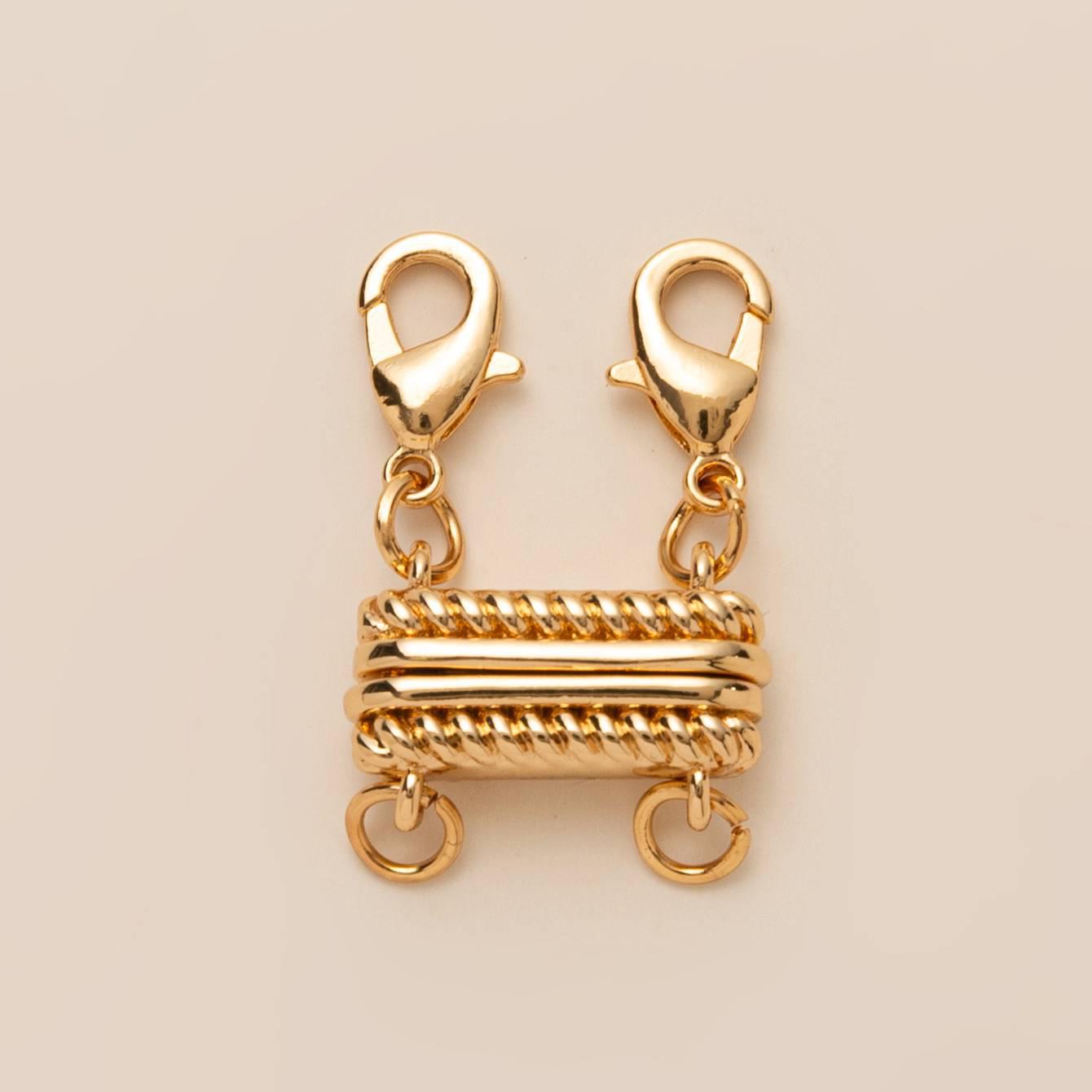 European & American Magnetic Layered Necklace Jewelry Buckle, Copper, No Plating