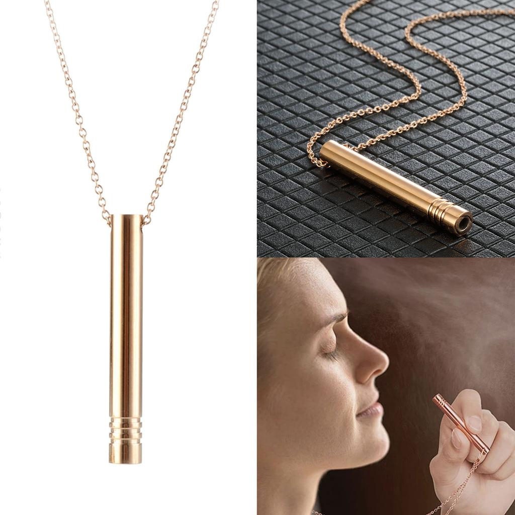 Adjustable Pendant Neckchain Mindful Whistle Necklace for Anxiety Relief & Stress Reduction with Positive Symbol Pendant
