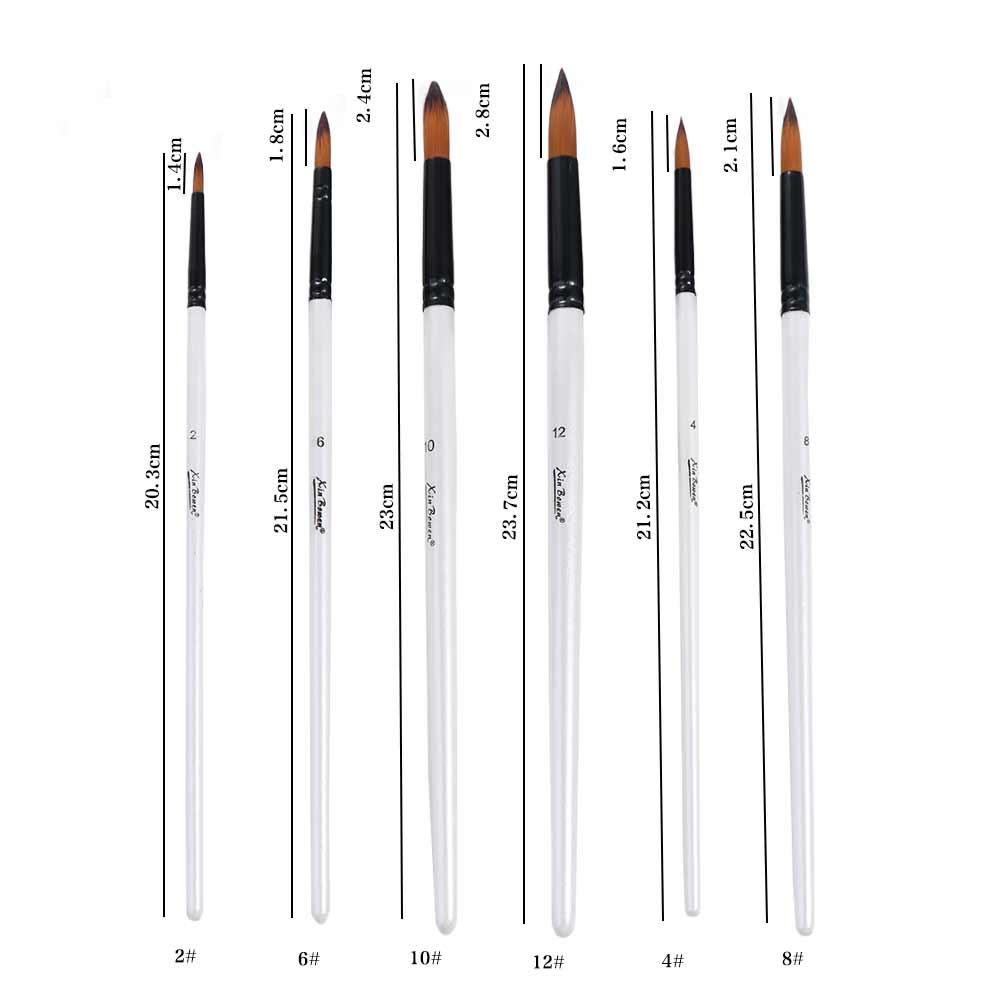 Practical Watercolor Brush Nylon Acrylic Paint Brushes Acrylic and Oil Brushes  Oil Painting Pen