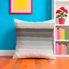 Nordic Geometric Line Coffee Color Cushion Cover Plush Fabric Soft DoubleSided Printed Sofa Warm Home Child Gift Pillow Case