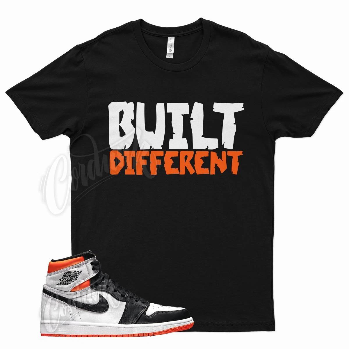 Черная рубашка BUILT для J1 1 High Electro Orange Shattered Backboard Starfish S