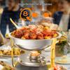 Stainless Steel Chafing Dish Buffet Set with Alcohol Burner