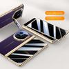 Electroplate Spring Hinged Plain Leather Tempered Glass Protect Case For Huawei Mate X7 HUAWEI MATE X7 All-inclusive Cover