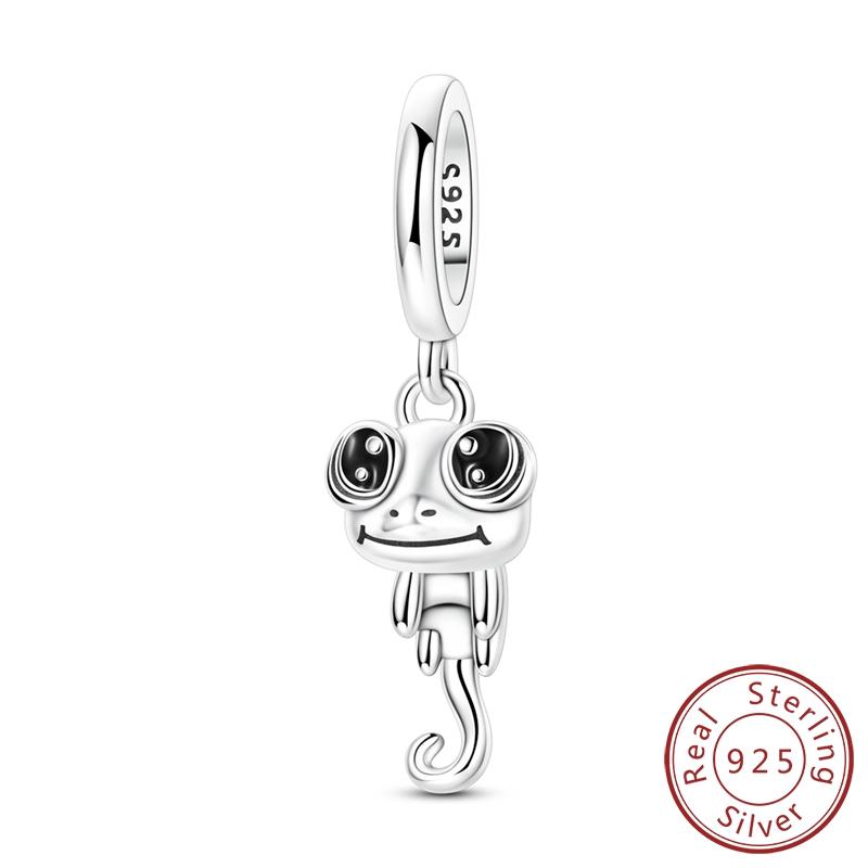 New Copper Charms Beads Luminous Whale Shark Heart Dolphin Starry Sky Fish Charm Fit Original Bracelet Jewelry Gift