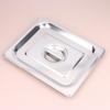 Stainless Steel 1/9 1/6 1/4 1/3 1/2 1/1 Food Pan Lid Steam Table Pan Covers Notched Lids With Handle Lock Heat