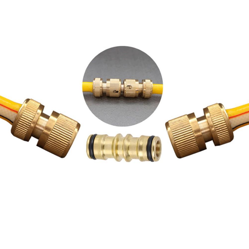 2 Way Hose Connector Extension Garden Joiner Quick Joint