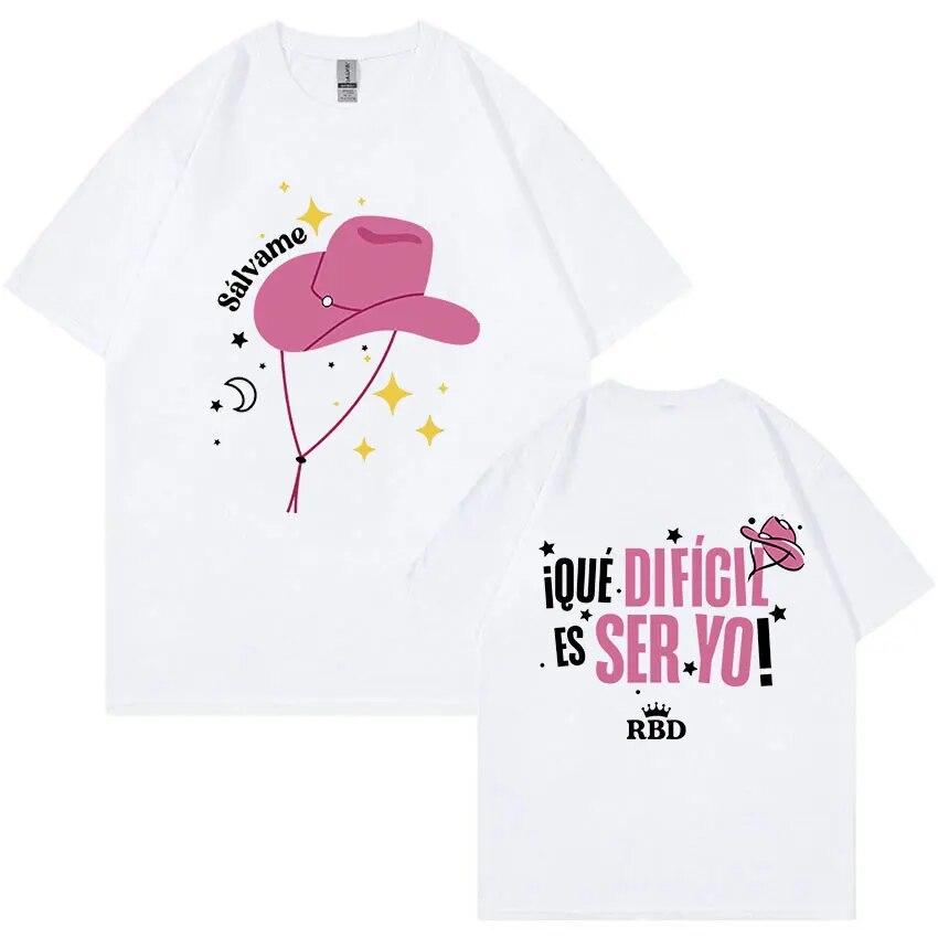 Rebelde RBD Tour 2023 Concert Graphic T Shirt Unisex WoUnisex Harajuku Aesthetic T-shirt Hip Hop 100% Cotton Oversized Tees Streetwear