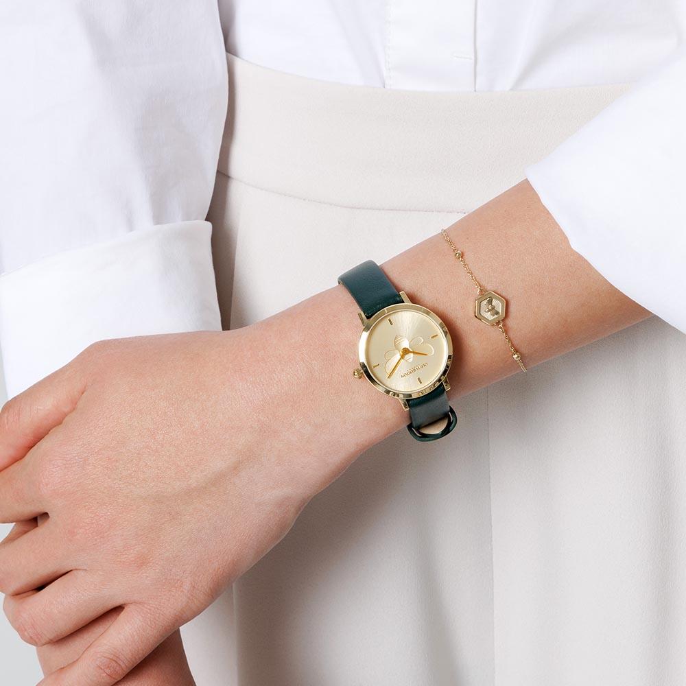 Ollibiabeoteun Gold Set Bee (24070001) Women'S Watch Set