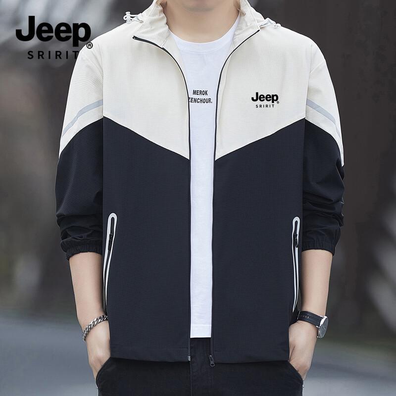 JEEP SPIRIT Men's Lightweight Sun Protection Jacket ZH1195