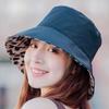 Summer Leopard Printing Double Sided Sunscreen Bucket Hat