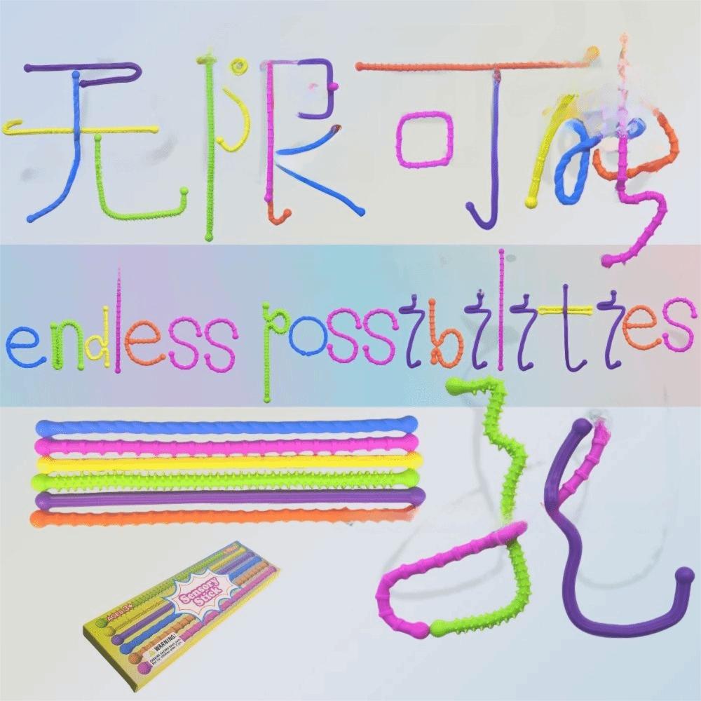 Travel Activity Relaxation Toys Textured Calming Sensory To Sensory Sticks  Classroom Setting