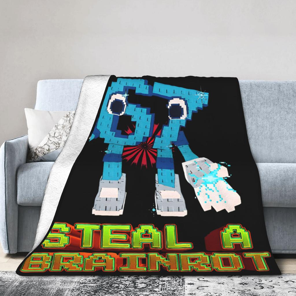 Bruh 67 Six Seven 6-7 Funny Brainrot Meme Blanket Warm Cozy Fluffy  Throw Blankets for Sofa 50x60 Inch Multi-size Bedspread