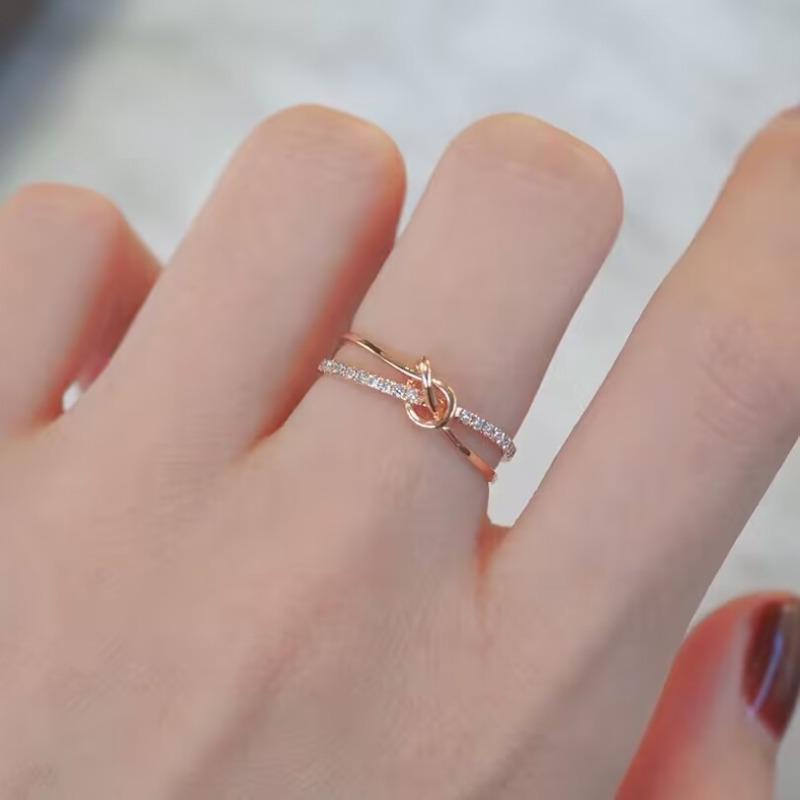 New Style Knotting Ring - Fashionable, Luxurious, Niche Style - Open Finger Ring for The Index Finger