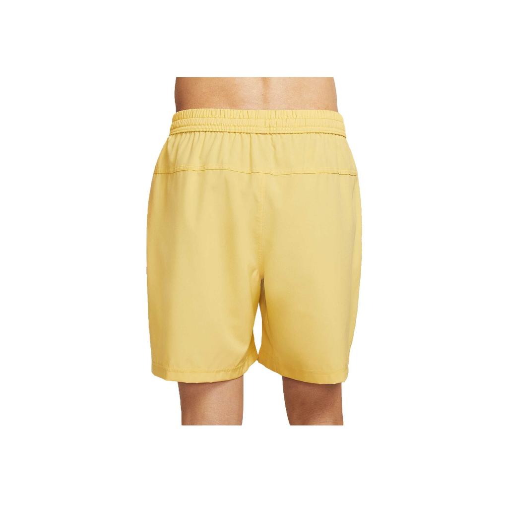 Nike Dri-Fit Form Stylish Simple Beautiful Trendy Lace-Up Sports Shorts Men Shorts Saturn-Gold DV9858-700