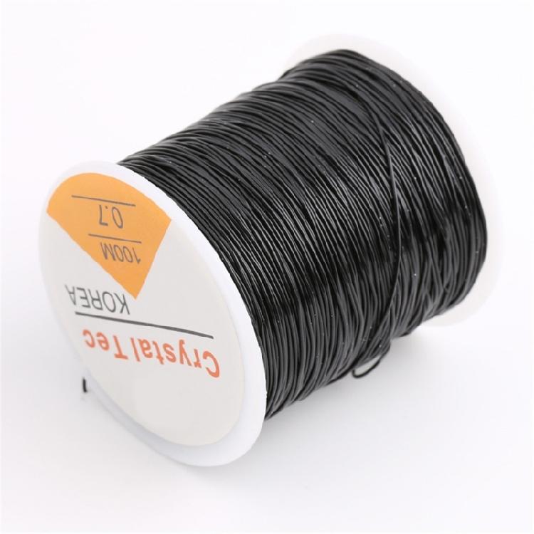 Composants de Bijouterie Essentiels Fil Élastique Multifonctionnel en Polyester pour Bracelets et Colliers Faits Main