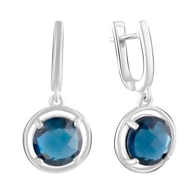 London Blue Topaz Gümüş Küpe 5.938ct (2091783)