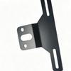 Feirong License Plate Bracket with Lamp for Trucks and Trailers, Aluminum Alloy, Black