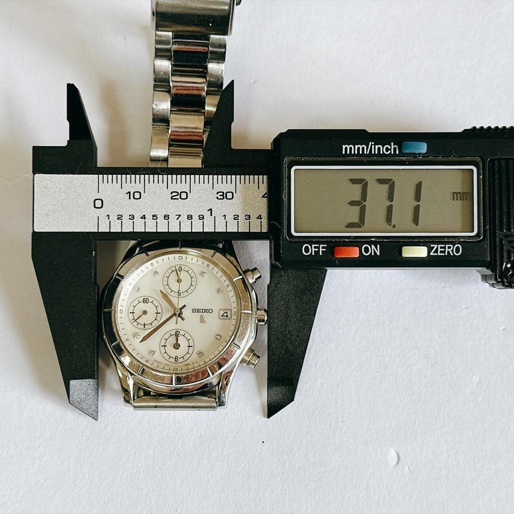 Used Beautiful Condition [Working/Battery Replaced] Seiko Lukia Chronograph LK Ladies Watch
