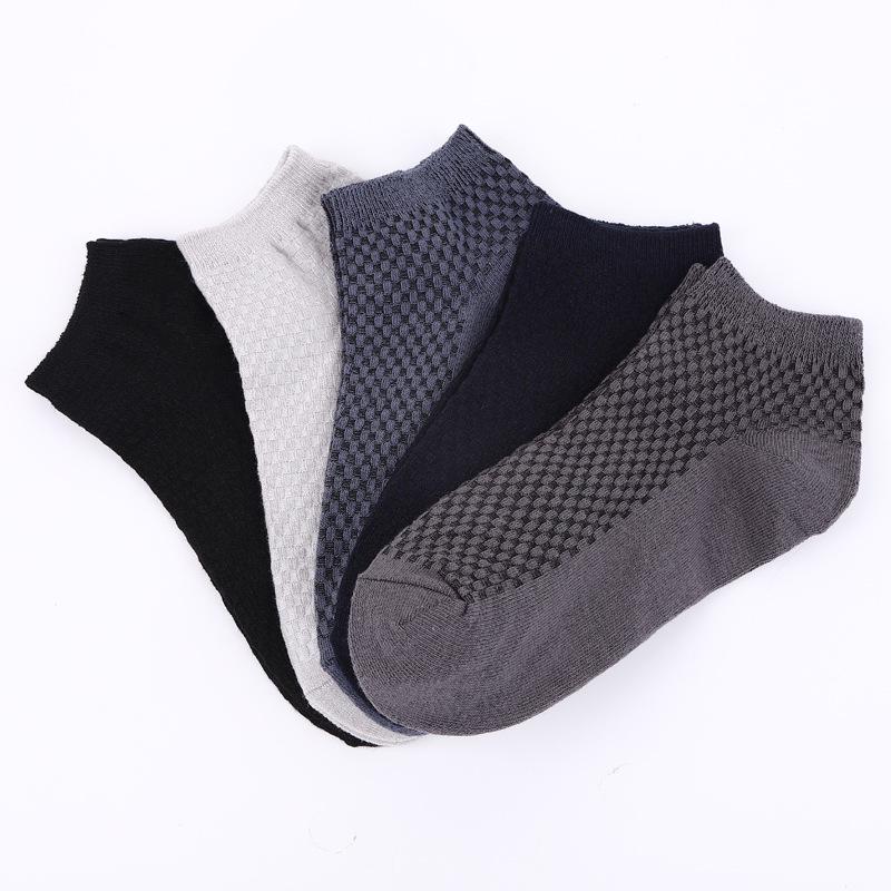 

Bamboo Fiber Men s Breathable Short Socks for Spring and Summer - Business Casual 38-44 [Zipper Bag Packaging]