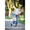 Tricycle évolutif enfant smoby balade plus - structure métal - bleu