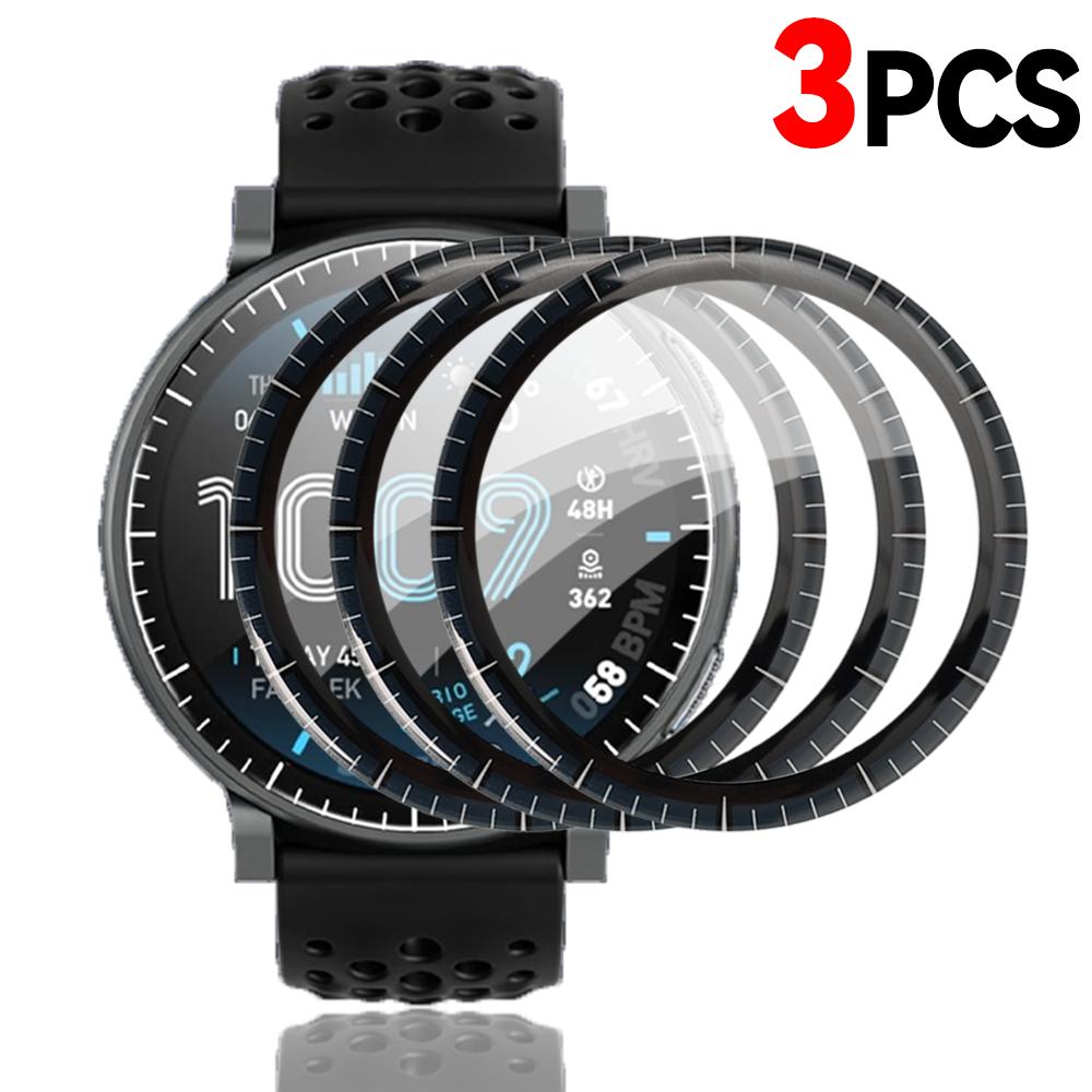 1-5pcs Flexible PMMA Composite Film for Amazfit Active Max 3D Curved Screen Protector Ultra-HD Full Coverage Protective Films