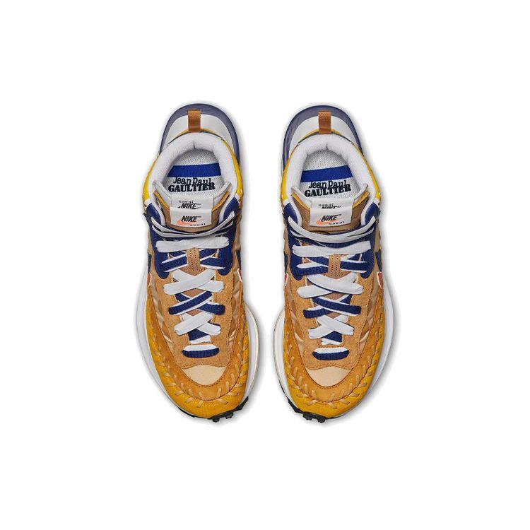 Nike Sacai X Jean Paul Gaultier X VaporWaffle Sesame Unisex Sneakers Tan Blue-Void White DH9186-200