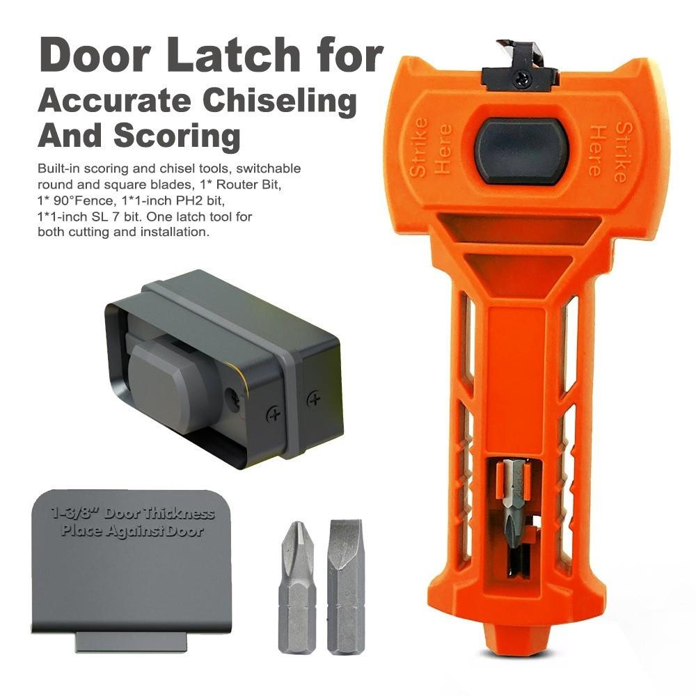 Accurate Scoring Door Kit Door Mount Plastic Door Mortise Tool Stainless Steel Square or Round Door Installation Kit