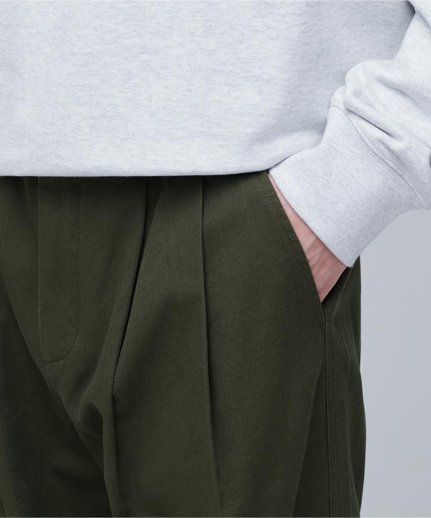 Musinsa Standard Cotton Wide Balloon Pants [Khaki]