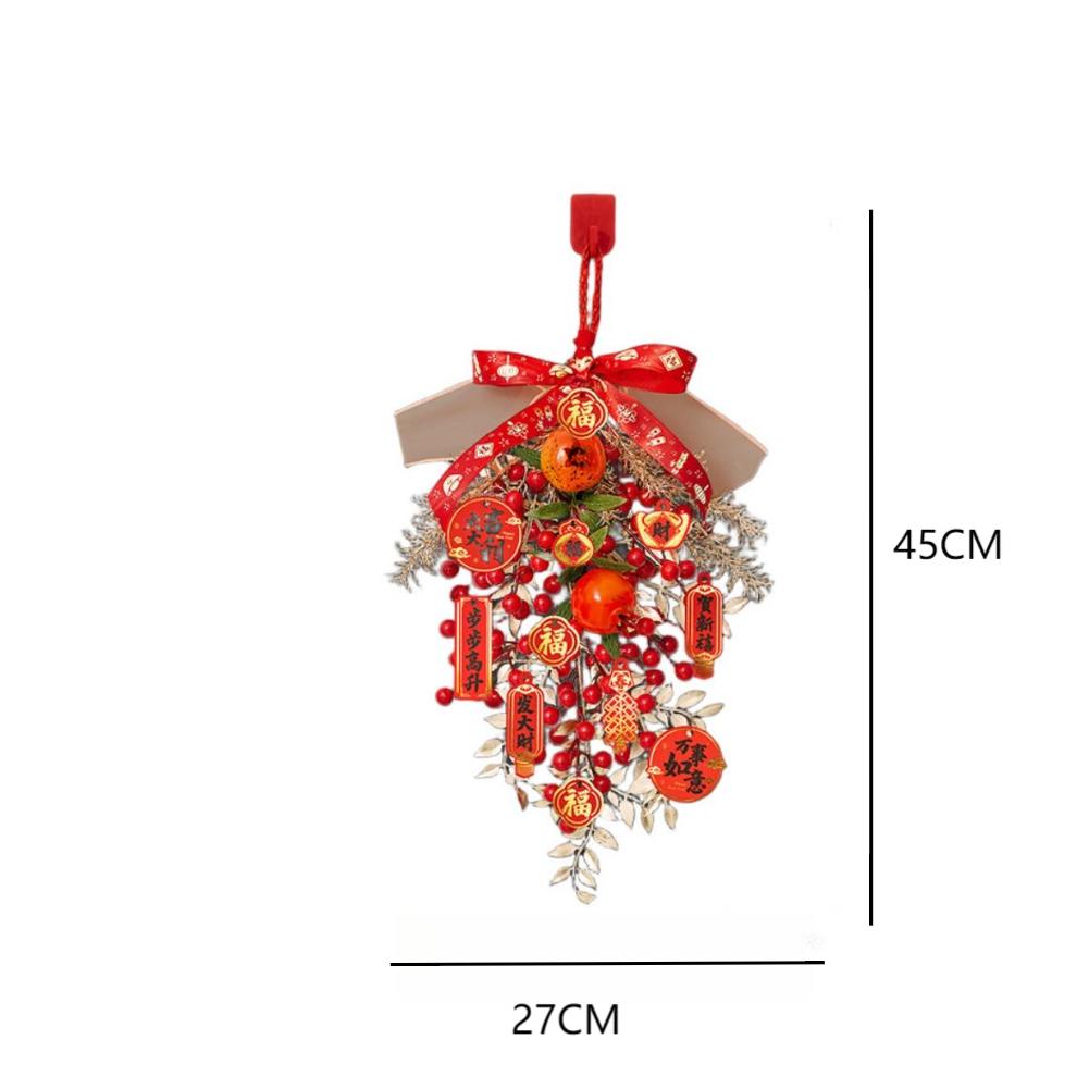 Door Hanging Decoration for Chinese New Year 2026 Horse Year Featuring Classic Cloth and Plastic Materials with Symbolic Motifs