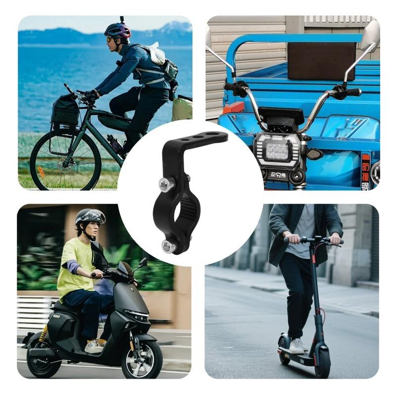 Motorcycle Spotlight Bracket Universal Tube Clamp Mount Metal Holder for E-bike LED Driving Fog Work Light Lamp Stand Accessory