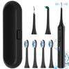 Electric Toothbrush, 6 Brush Heads & Travel Case, 3 Modes Rechargeable Electric Toothbrushes, Philips Toothbrush Head Compatible