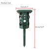 Outdoor Garden Household Solar Power Scarer Ultrasonic Vibration Wild Animal Drive For Manor Farm Rat Pest Repeller 43*16CM