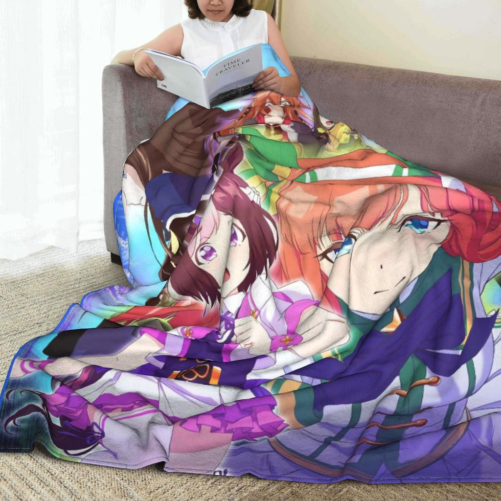 Prettys Derbys Horse Girls Blankets  Warm Soft Aesthetic Plush Throw Blanket For Girls Boys Home Decor Bedspread Bed Cover