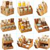 Disposable Paper Cup Storage Shelf Tea Shop Take Cup Divider Coffee Bar Desktop Multifunctional Cup Holder for Commercial Use