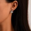 Stylish And Simple Round Point Diamond Stud Earrings, Personalized Earrings