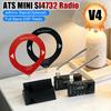 AMNVOLT V4 ATS MINI SI4732 Radio FM AM SSB LSB USB Receiver ALL Band DSP Radio Built-in Hi-Z Headphone Amplifier Circuit Radio
