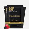 Masque Peel-off noir purifiant, nettoyant pour le visage, dissolvant de points noirs, masque pour le nez
