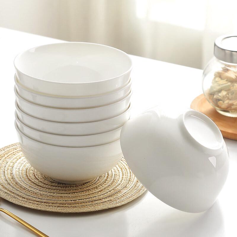 Sichun Tangshan 45% Bone China White Porcelain Bowls