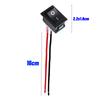10/1Pcs Round Rocker Switch ON/Off SPST 2Pin Latching Toggle Switch Snap Boat Car Round Switches Pre-Wired 6A/250V 10A/125V