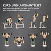2 in 1 Dumbbell Set 30 kg Adjustable Dumbbell & Barbell Professional Dumbbell Strength Training Black