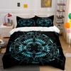 Futuristic Tech-Inspired Three-Piece Design Kid's and Adults' Bedroom Decor, Exquisite Three-piece Bedding Set Gift