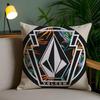 Extreme Sports Stone Volcom-V Pillow Case Anti-dustmite Pillowcase Invisible Zipper Silky Short Plush Sofa Cushion Cover